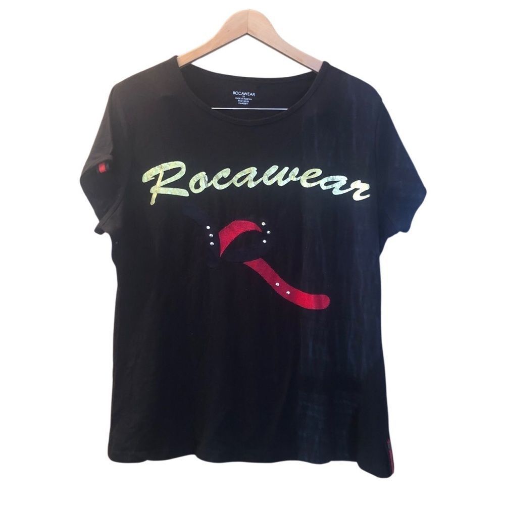 Rocawear Women's Black T-Shirt